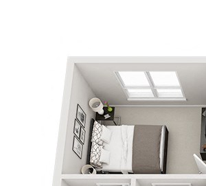 Two Bedroom Floor Plan - B4 Two Bedroom Floor Plan - B4